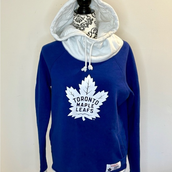 Mitchell & Ness Blue and Gray Toronto Maple Leafs Hoodie - Picture 2 of 6